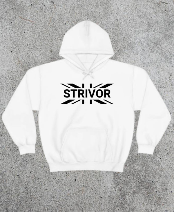 STRIVOR Union Jack Hoodie – White